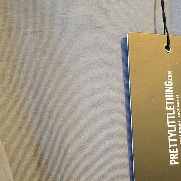 PLT Plus Charcoal Grey Bandeau Midaxi Dress - Picture 4 of 7